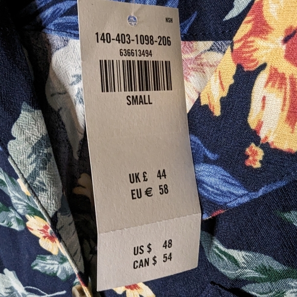 NWT Abercrombie tropical top Small - Picture 3 of 6